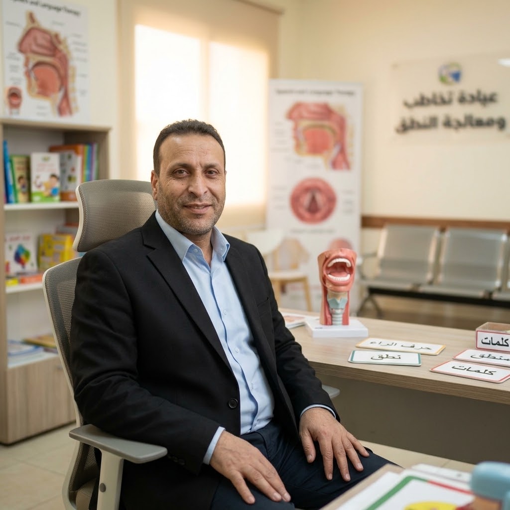 الأستاذ عدلان هاشمي - أخصائي النطق والتخاطب ومطور Dr. Speaky